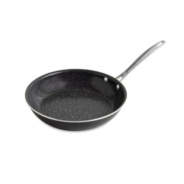 Nordic Ware Basalt 10-inch sauté skillet with dark gray non-stick interior and black exterior finish
