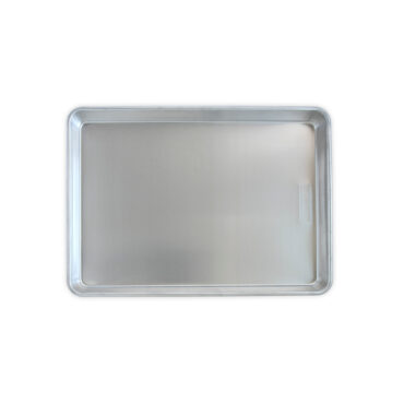 Nordic Ware Naturals aluminum big batch baking pan, extra-large rectangular with raised rim, natural finish