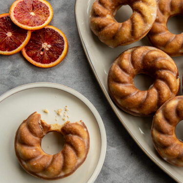 Visit Baked Vanilla Twist Donuts with Citrus Glaze Recipe