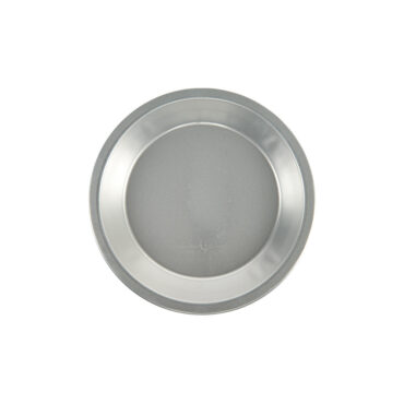 Nordic Ware Naturals aluminum pie pan, 9-inch round with fluted edges, natural silver finish