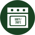 Oven-safe to 500˚F