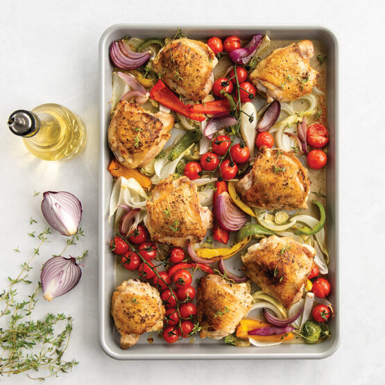 Visit Chicken and Fennel Sheet Pan Dinner Recipe