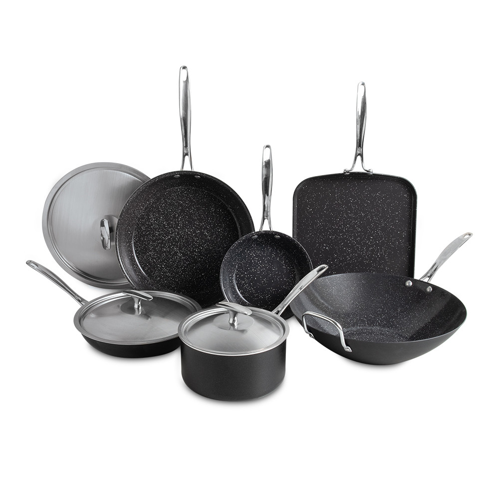 Basalt 9 Piece Complete Cookware Set View 1