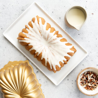 Visit Salted Caramel Loaf Cake with Cream Cheese Glaze Recipe