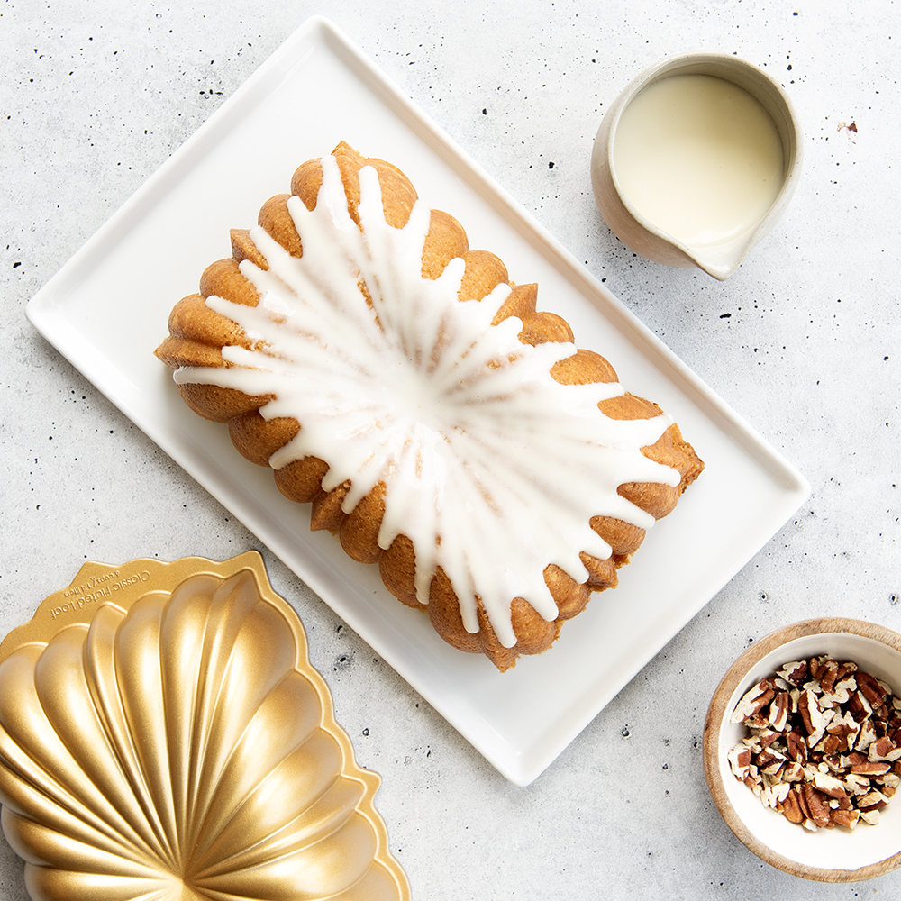 Visit Salted Caramel Loaf Cake with Cream Cheese Glaze Recipe