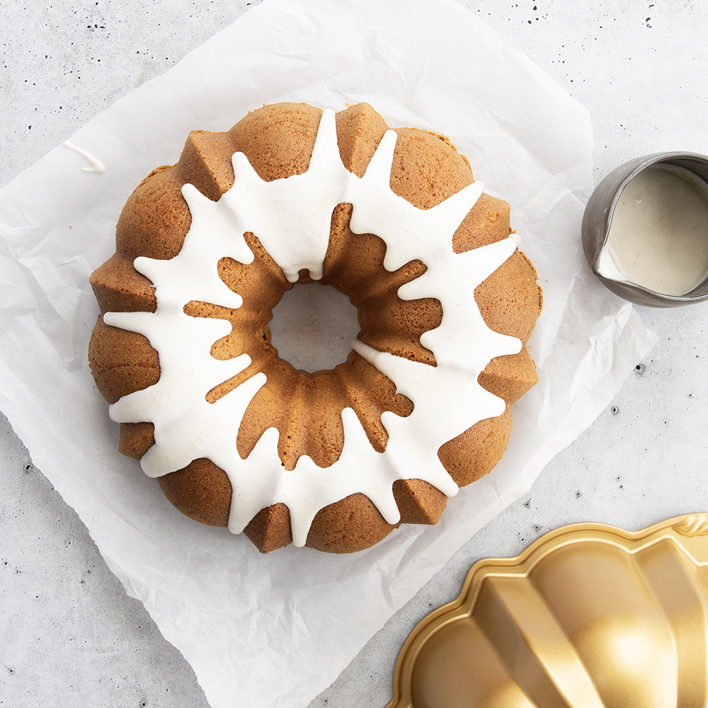 Visit Vanilla Bundt Cake with a Vanilla Bean Glaze Recipe