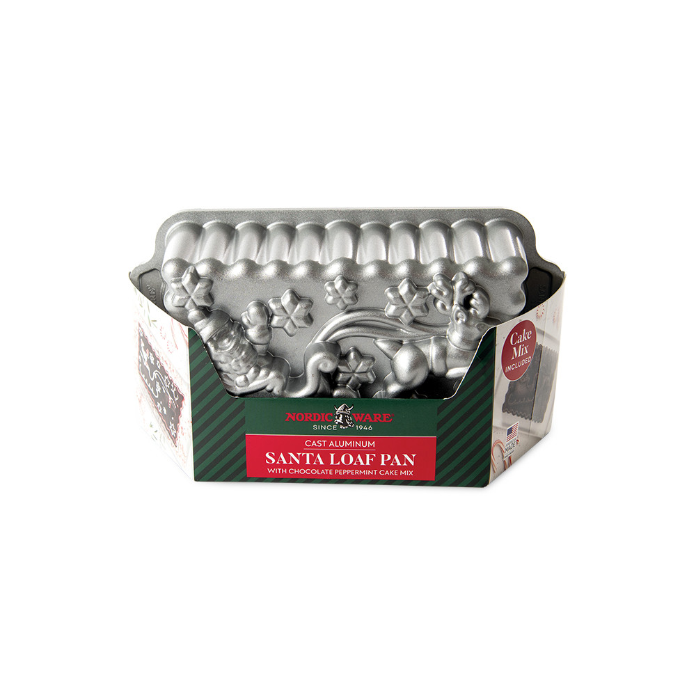 Santa Sleigh Loaf Pan and Mix Set