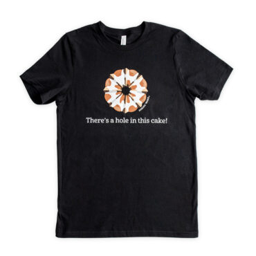 Bundt T-shirt, front, white sweep