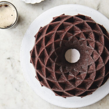 Visit Chocolate & Irish Stout Bundt Cake with Soured Cream Frosting Recipe