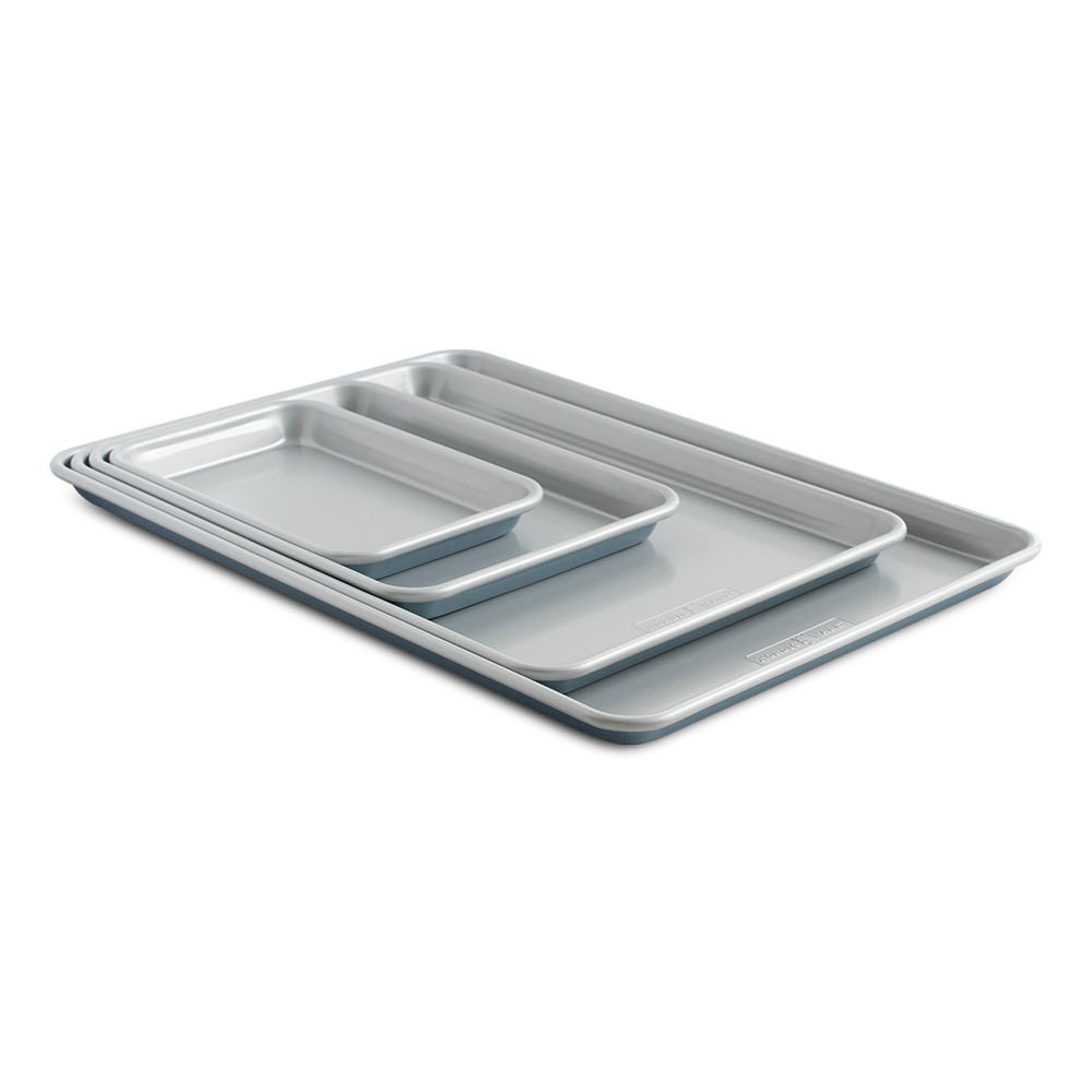 4-Piece Brilliant Bakeware Nonstick Sheet Pan Set View 2