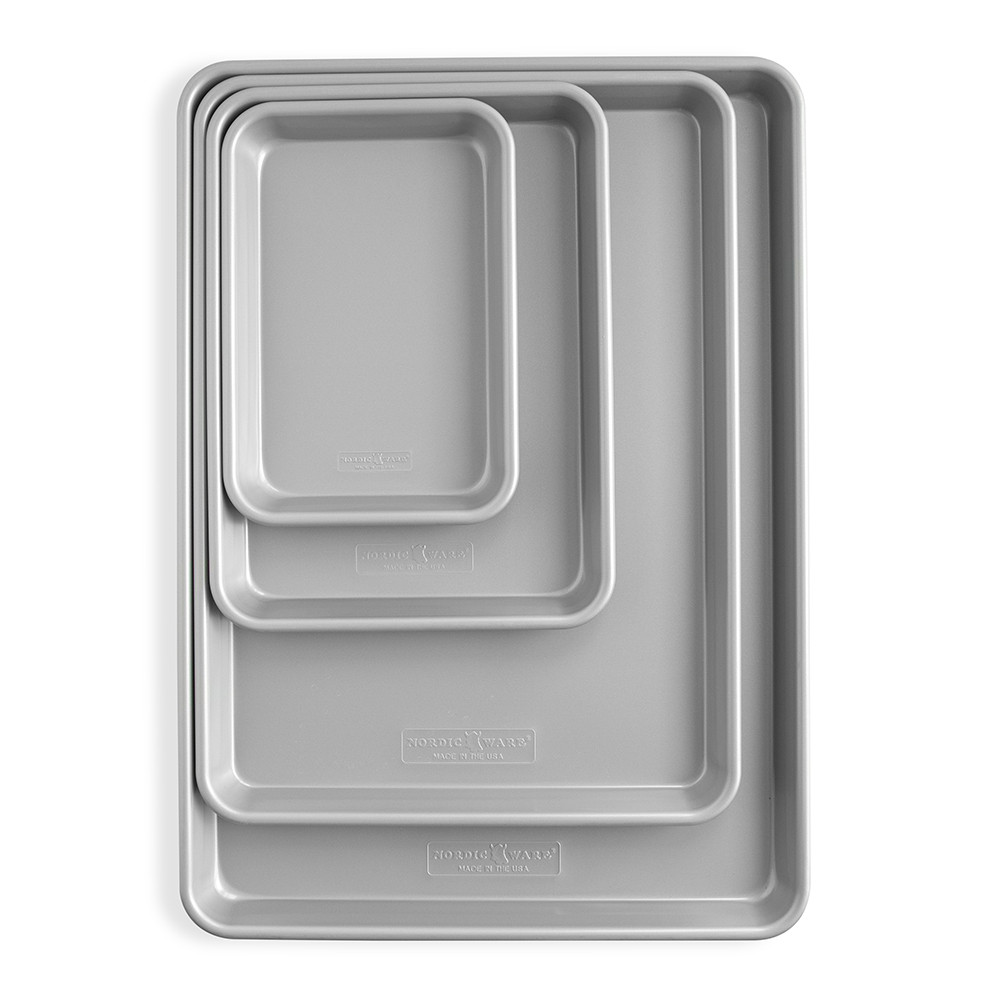 4-Piece Brilliant Bakeware Nonstick Sheet Pan Set View 1