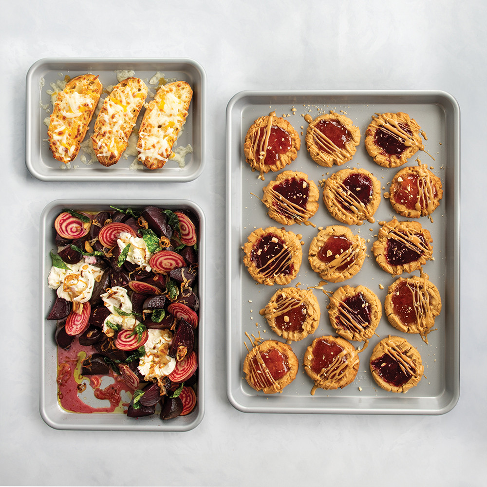 3-Piece Brilliant Bakeware Nonstick Sheet Pan Set View 2
