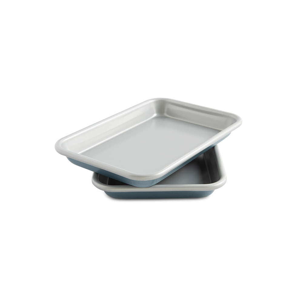 Brilliant Bakeware Set of 2 Nonstick Eighth Sheet Pans View 2