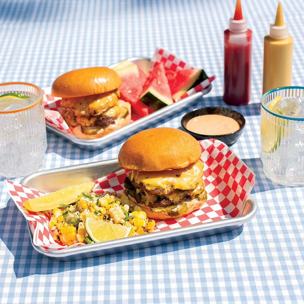 2 Pack Burger Serving Trays