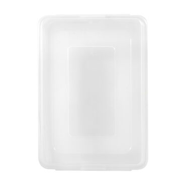 Nordic Ware white plastic storage cover for big sheet pan, rectangular lid with raised edges