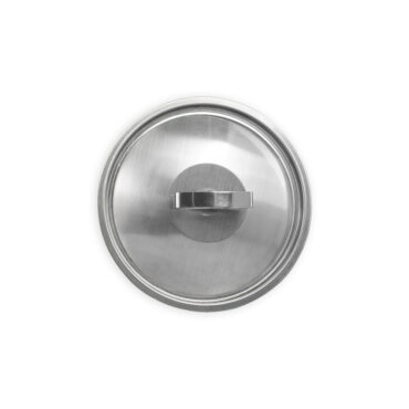 Nordic Ware Verde 8-inch aluminum lid with green non-stick coating, round with raised rim and handle