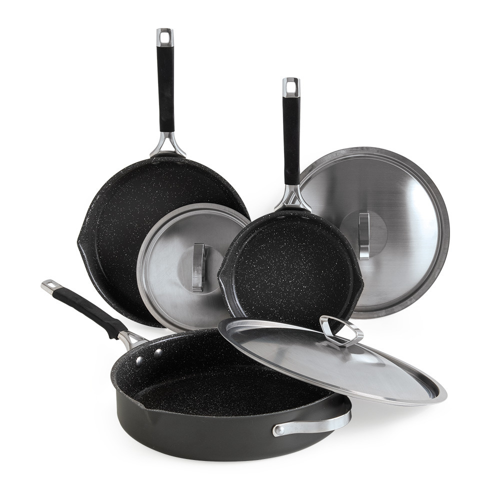 Verde 6 Piece Ceramic Nonstick Skillet & Lid Set View 1