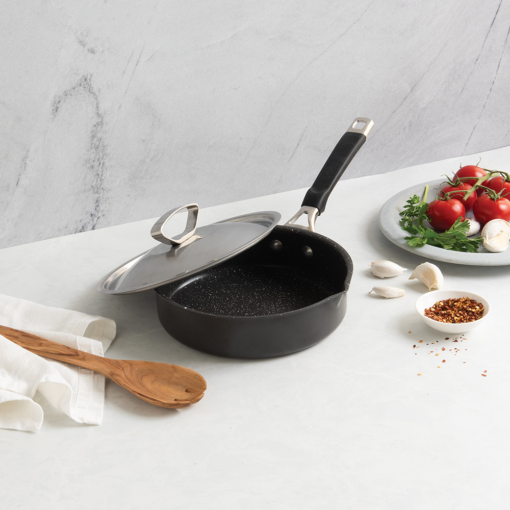 Verde 8 Inch Ceramic Nonstick Skillet and Lid View 2