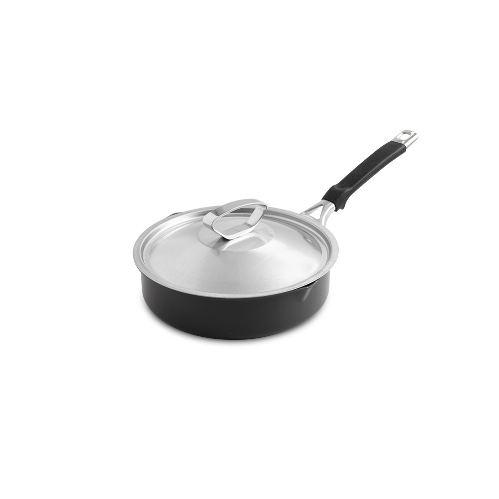 Verde 8 Inch Ceramic Nonstick Skillet and Lid View 1