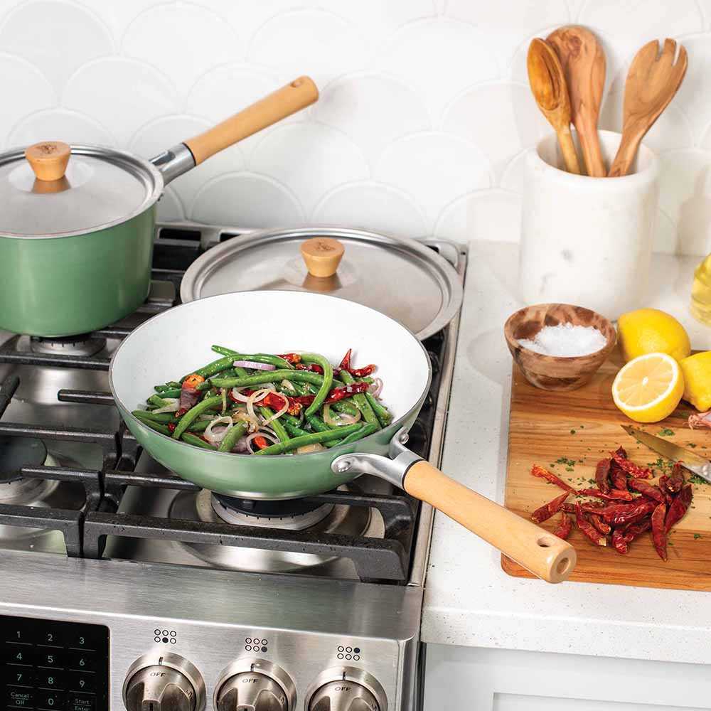 Cardamom™ 10 Inch Ceramic Nonstick Wok View 2