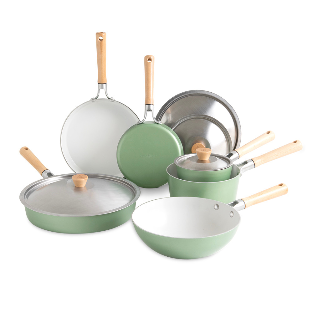 Cardamom™ 10 Piece Nonstick Pan Set with Lids View 1