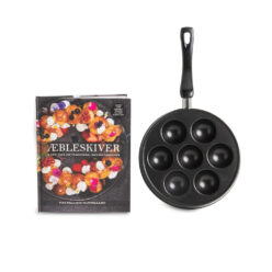 Visit Aebleskiver Cookbook and Danish Ebelskiver Pan Set