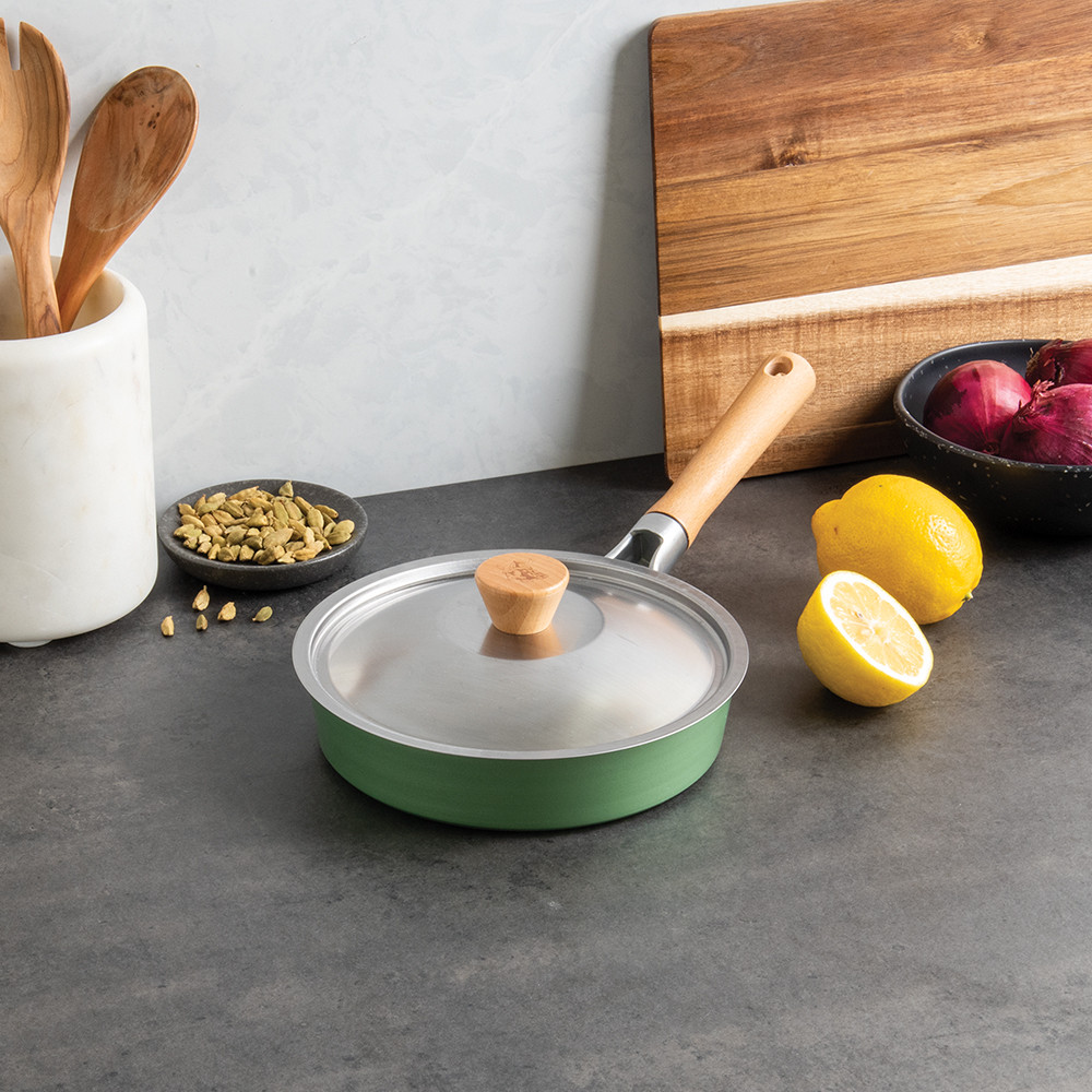 Cardamom™ 8 Inch Stainless Steel Cover View 2