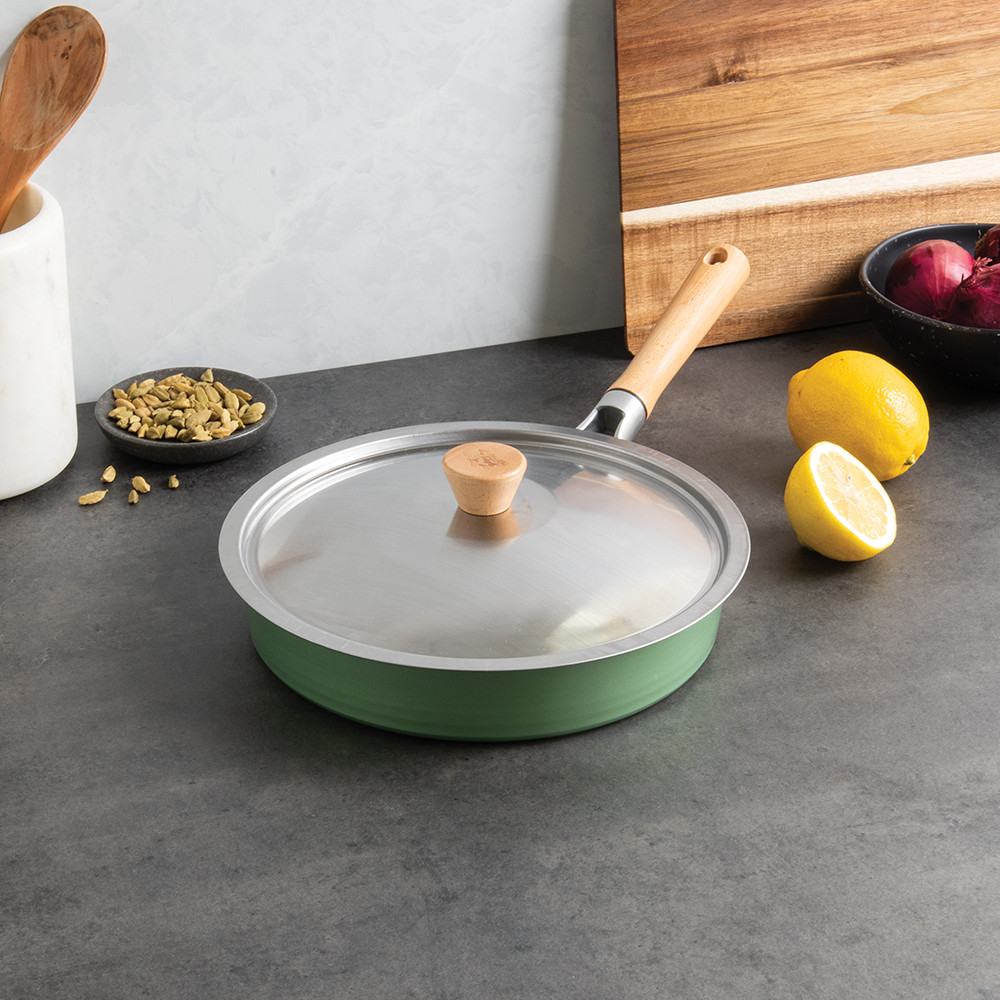 Cardamom™ 10 Inch Stainless Steel Cover View 2