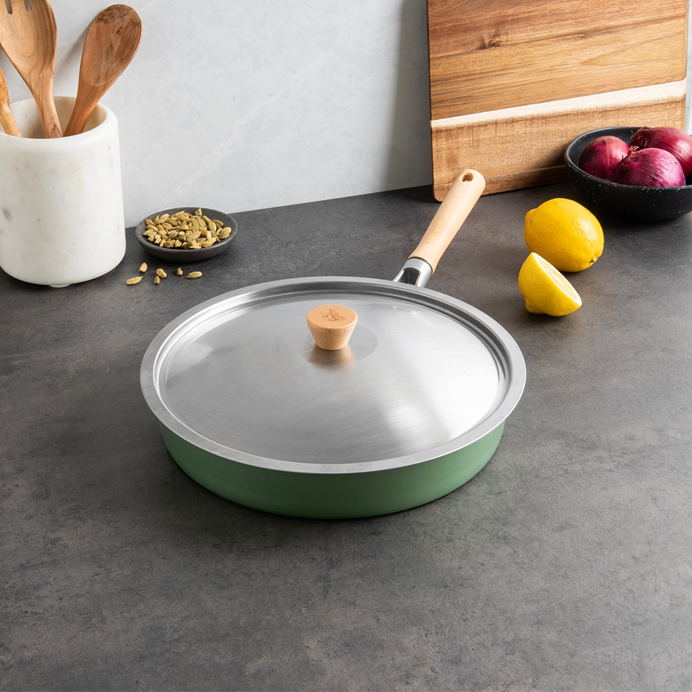 Cardamom™ 12 Inch Stainless Steel Cover View 2