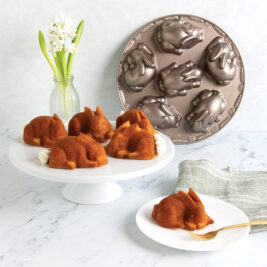 Martha Stewart used this vintage-style pan to make cute bunny cakes for Easter – it's a real heirloom piece (and only $40 now)