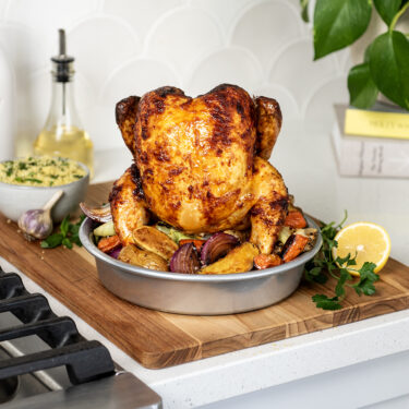 Visit One Pan Roasted Whole Chicken and Veggies Recipe