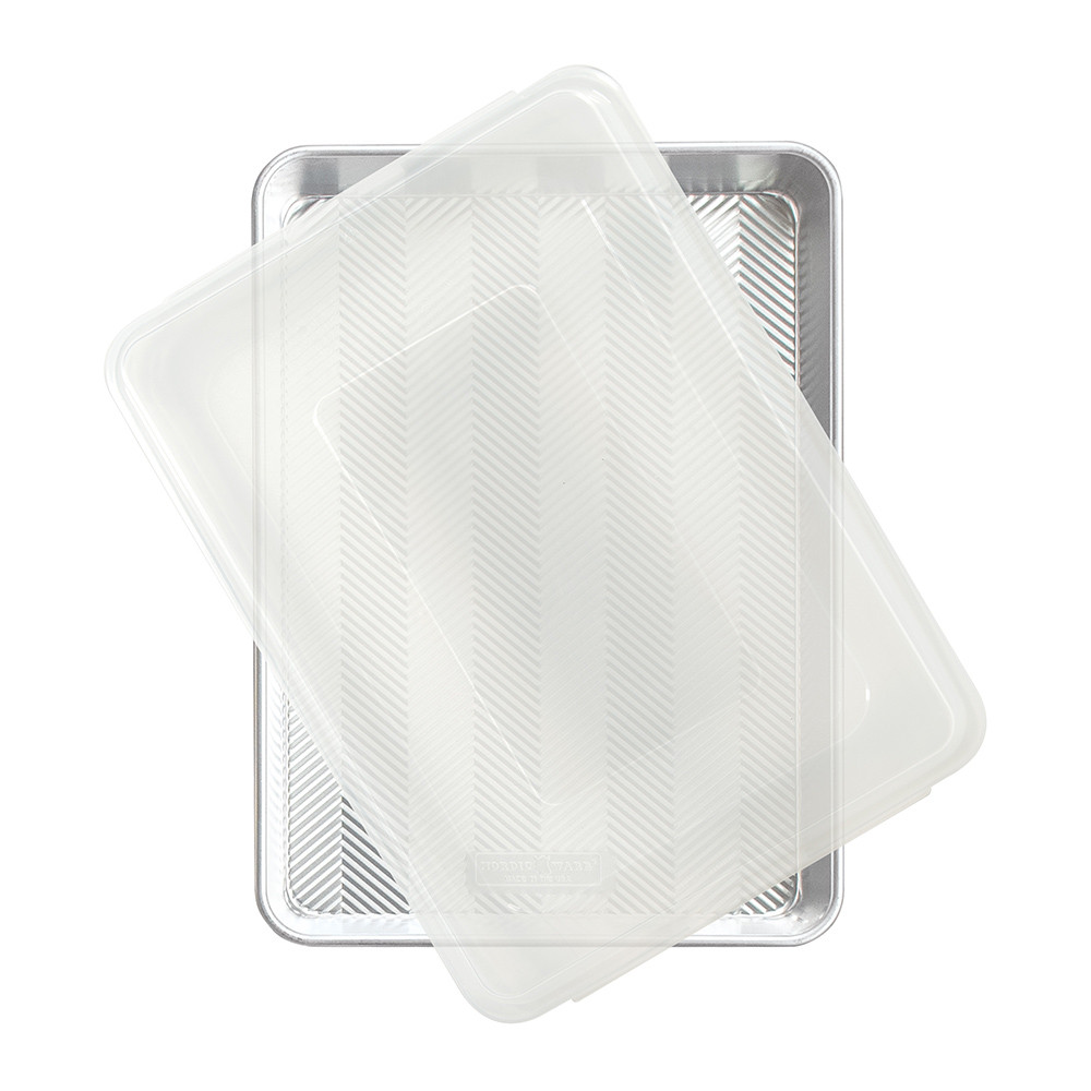 Prism High Sided Sheet Cake Pan with Lid View 1