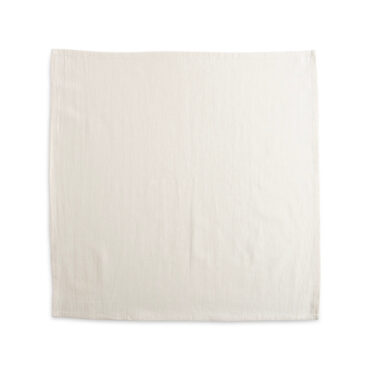 White cotton kitchen towel with red Nordic Ware logo and sourdough bread baking instructions printed in text