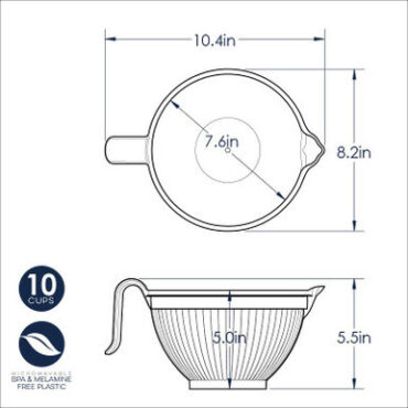 Dimensional Drawing Better Batter Bowl