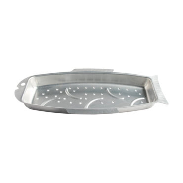naturals fish and seafood griller on white background