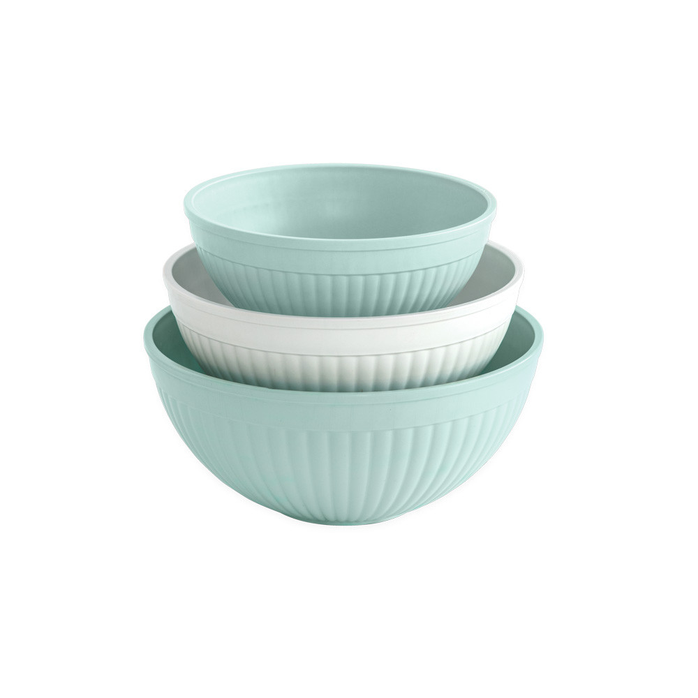 3 Piece Prep & Serve Bowl Set - Sea Glass Multi View 1