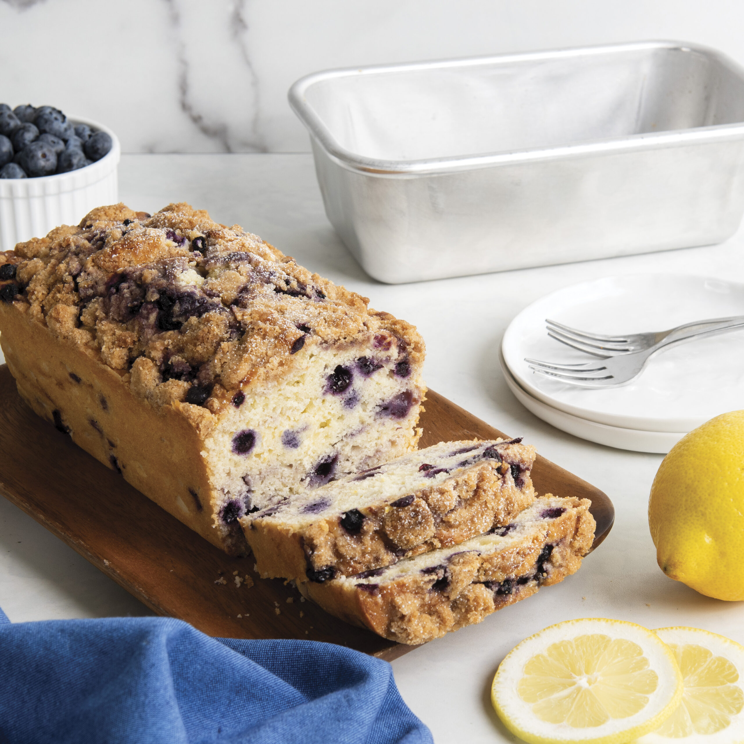 Visit Lemon Blueberry Breakfast Bread Recipe
